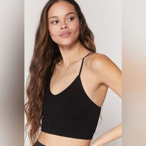 Black crop top